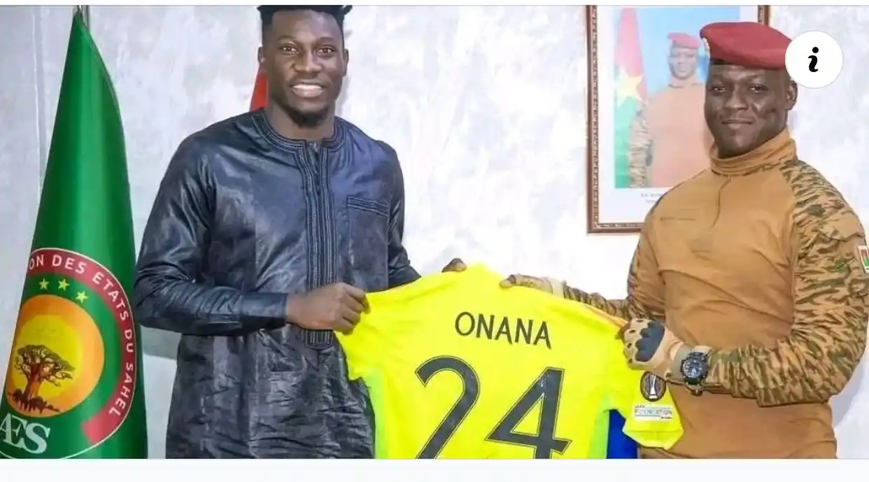 Image from Mimi Mefo Info (MMI) : Cameroonian international goalkeeper André Onana was received with ope...