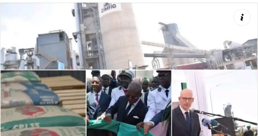 Image from Mimi Mefo Info (MMI) : Cameroon's Prime Minister Joseph Dion Ngute has inaugurated a new ceme...