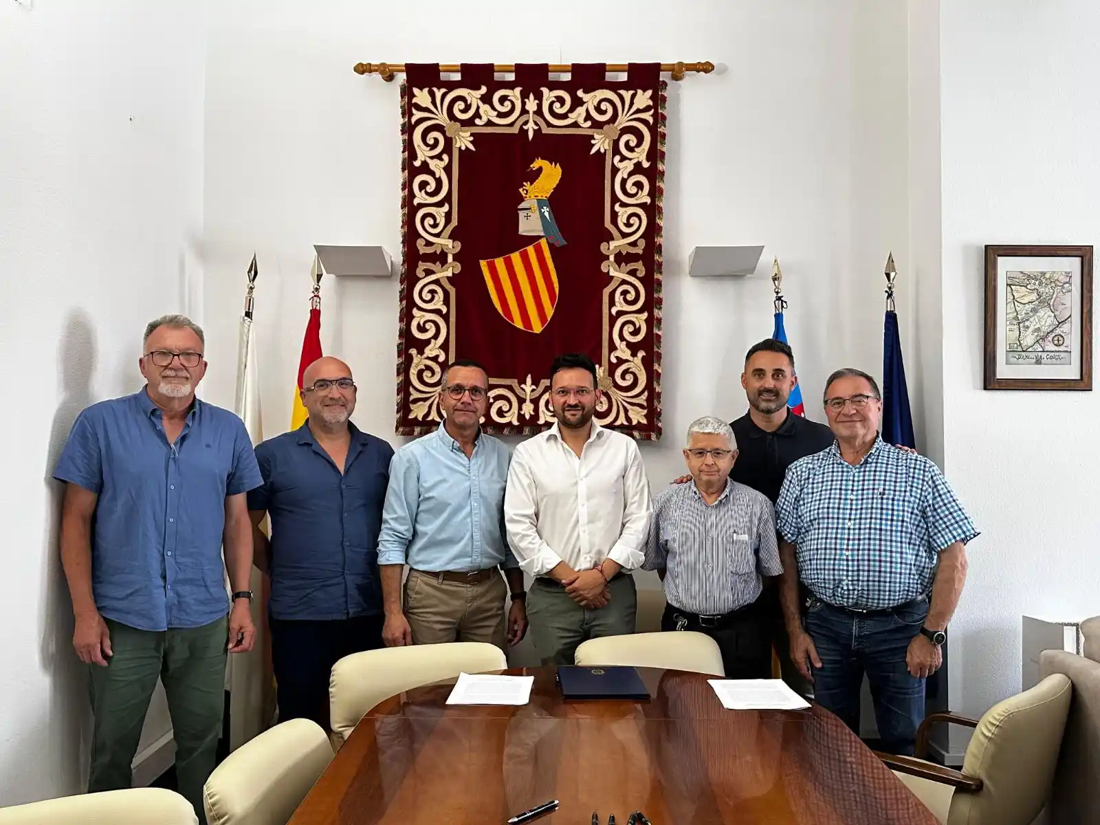 Image from Ajuntament de Canals: 🖊️Canals, L’Alcúdia de Crespins i L’Olleria signen un manifest per la...