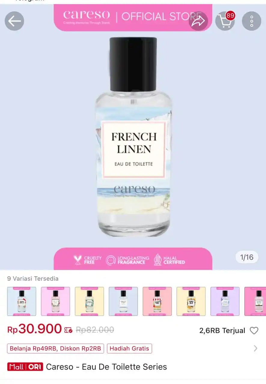 Image from Racun Shopee Receh: Careso - Eau De Toilette Series https://s.shopee.co.id/5AgoKVwxzm?shar...