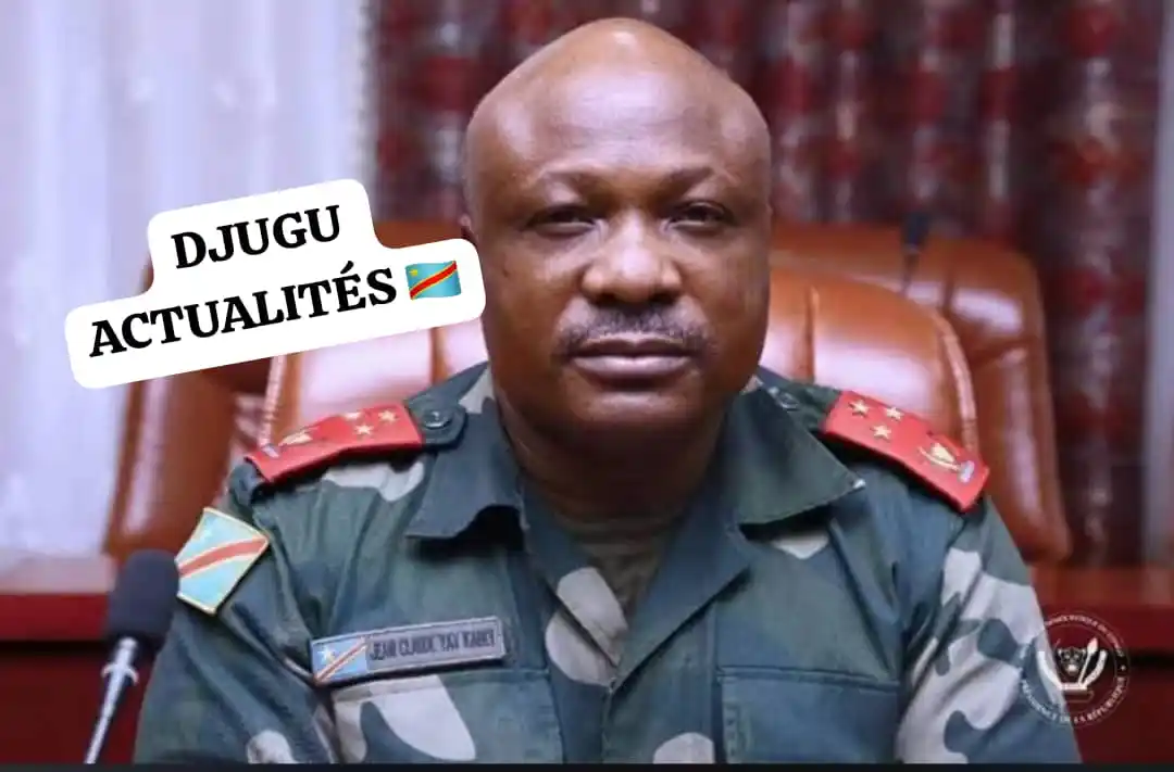 Image from DJUGU ACTUALITÉ✅: 🇨🇩RDC-URGENT : Arrestation du général Jean Claude Yav confirmée* *S...