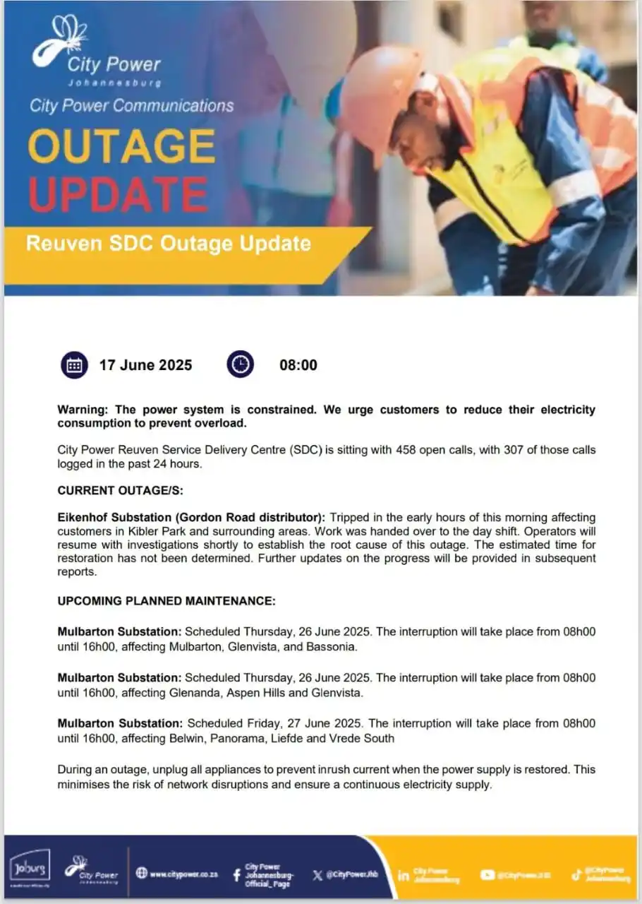 Image from Reuven SDC Outage Updates: <a class="text-blue-500 hover:underline cursor-pointer" href="/hashtag...