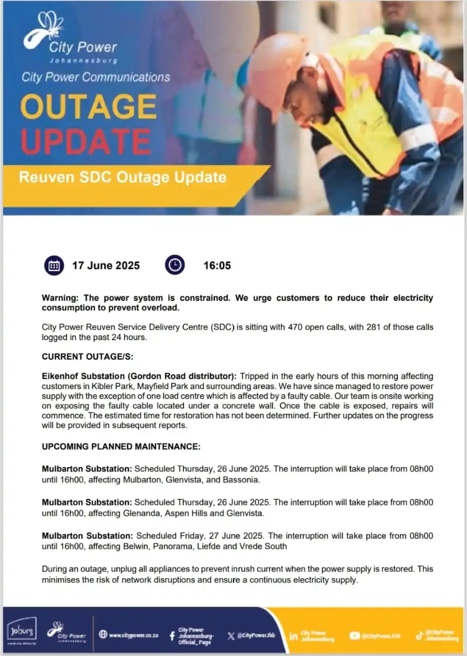 Image from Reuven SDC Outage Updates: <a class="text-blue-500 hover:underline cursor-pointer" href="/hashtag...