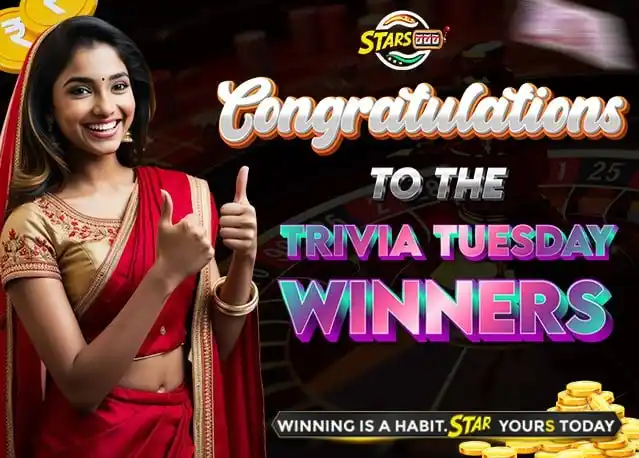 Image from STARS777 : ✨Congratulations to our Trivia Tuesday Champions! ✨🎉 🥇 A big shouto...