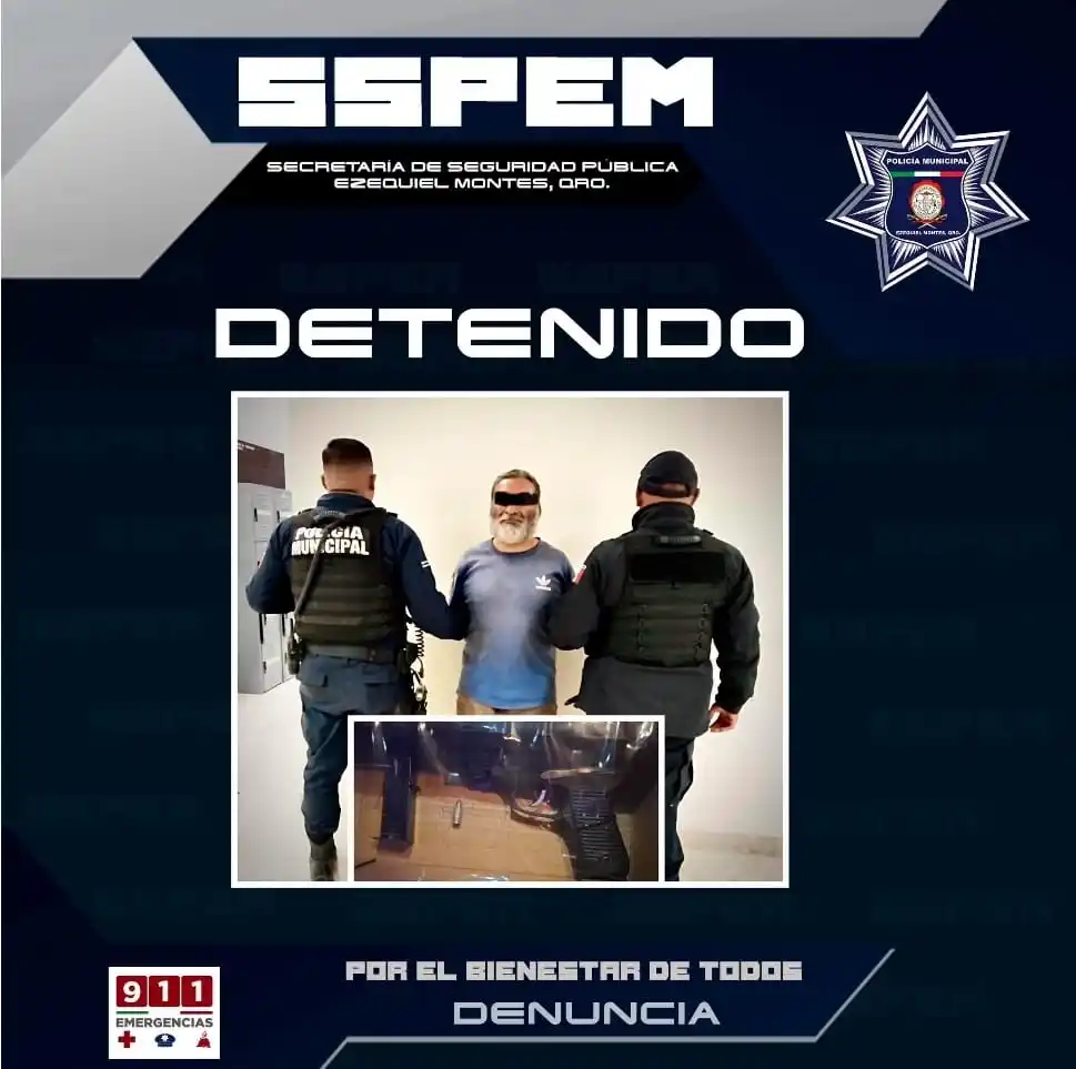 Image from Radar News Querétaro : 💥🔫😡 Detienen a hombre de 57 años por dispärär contra una mujer en E...
