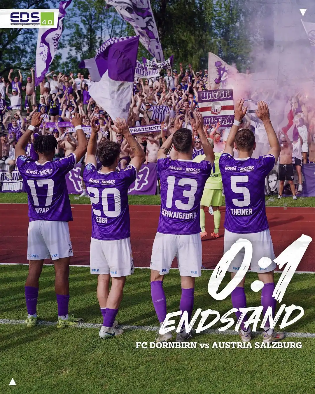 Image from SV Austria Salzburg: Die Austria ringt Dornbirn mit 1:0 nieder und steht nun vor dem großen...