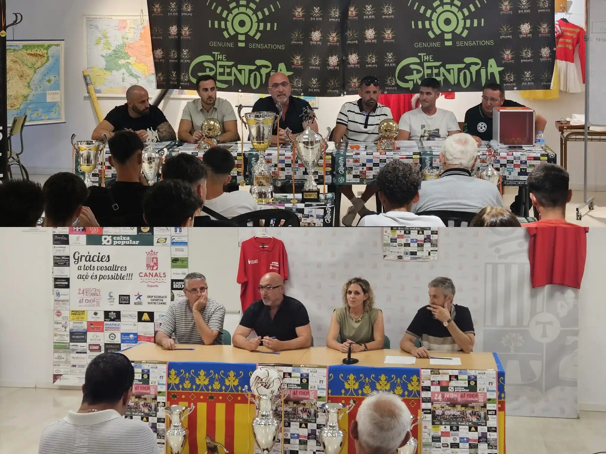 Image from Ajuntament de Canals: ⚽️ Divendres passat es van celebrar a Ca Don José els sortejos de les ...