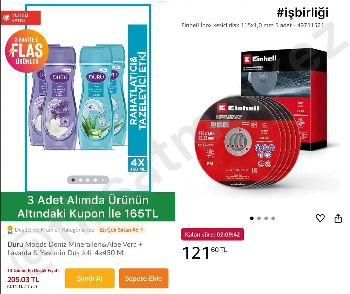 Image from İndirim Fırsat Merkezi: 🔥Duru Moods Deniz Mineralleri & Aloe Vera + Lavanta Duş Jeli 450Ml x ...