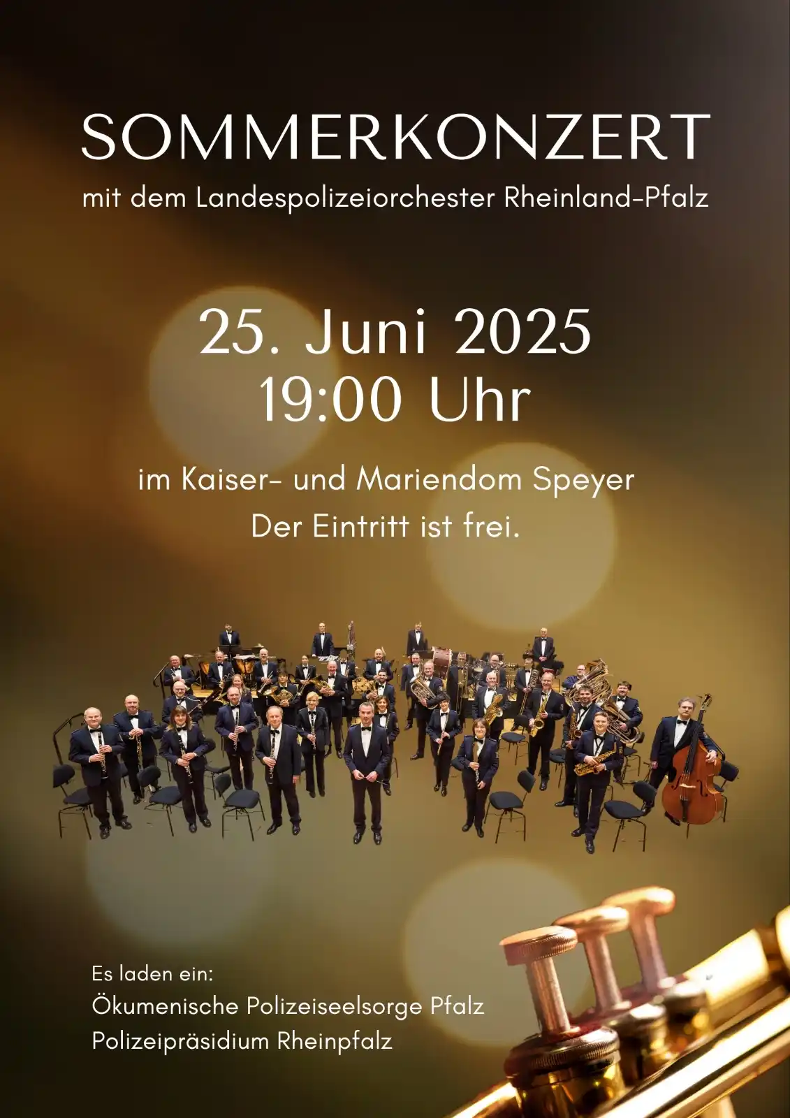Image from Polizeiseelsorge Pfalz: 🎶 *Ein Sommerabend voller Musik im Dom zu Speyer* 🎶 Am *Mittwoch, 2...