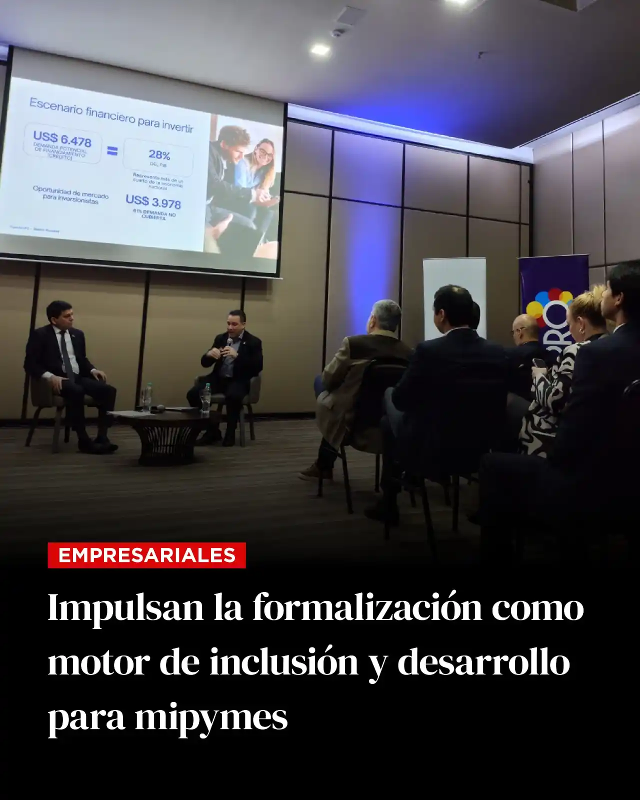 Image from Revista PLUS: 🏛️ El conversatorio «Formalización de Empleo y Empresas en Paraguay»,...