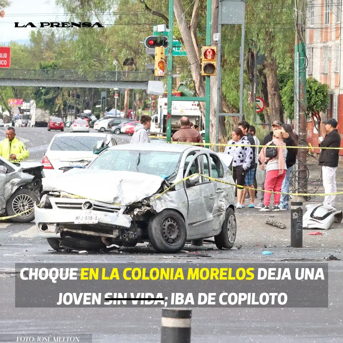 Image from LA PRENSA: 🚨🚗 *El paseo dominical empezó con sirenas* Antes de que llegaran l...