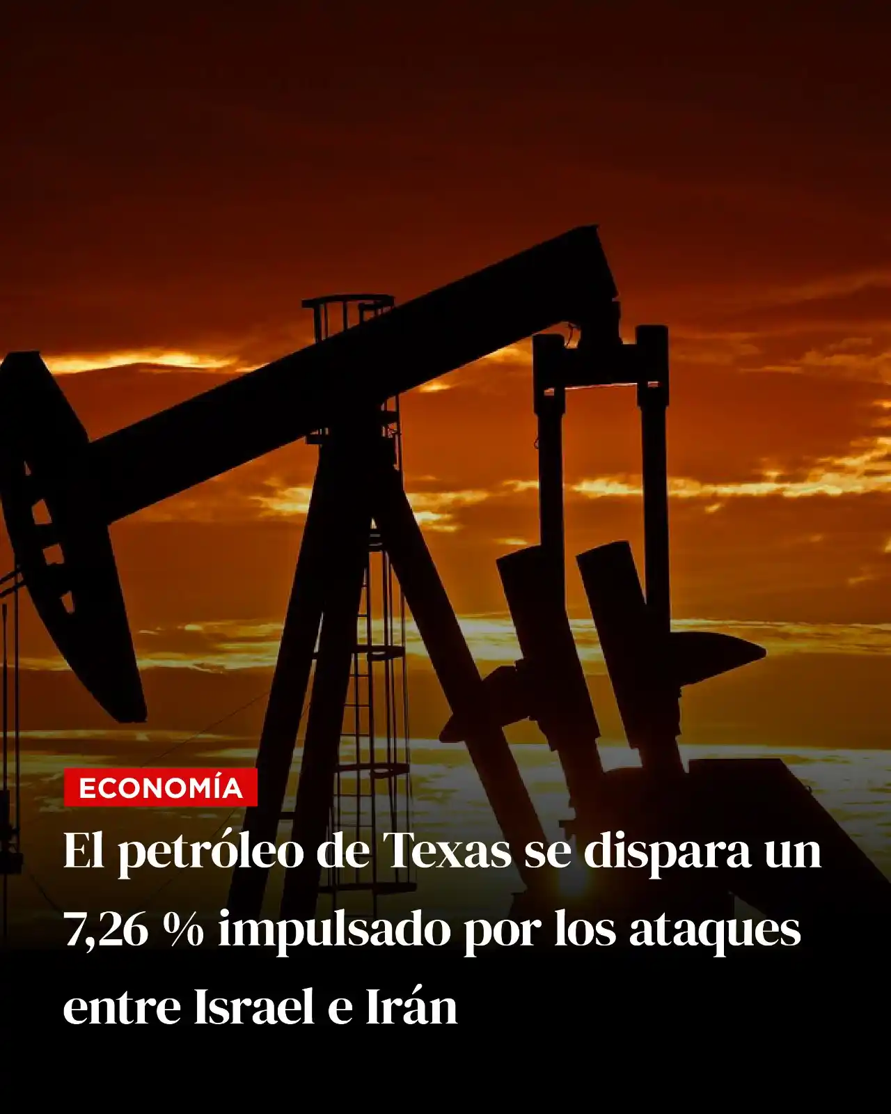 Image from Revista PLUS: 🏛️ El precio del petróleo intermedio de Texas (WTI) cerró con una sub...