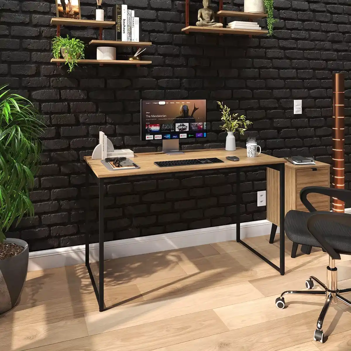 Image from GPCR Promo - Hardware e Tecnologia: 🔥Escrivaninha Industrial Classic 150cm 💲R$143,99 🛍Cupom CAZETVMELI...