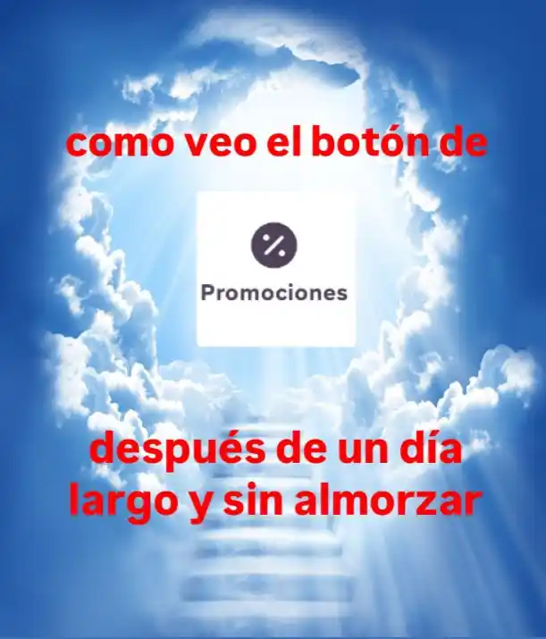 Image from PedidosYa Bolivia: Ese botón que te salva el día ❤️😭 Entrá a *Promociones* en la app y ...