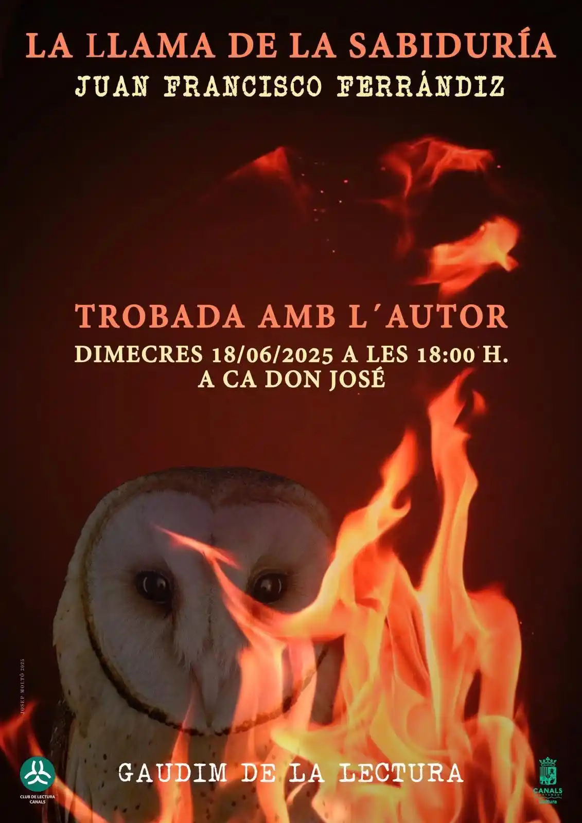 Image from Ajuntament de Canals: 📖 Esta vesprada, reunió del Club de Lectura de Canals amb la presènci...