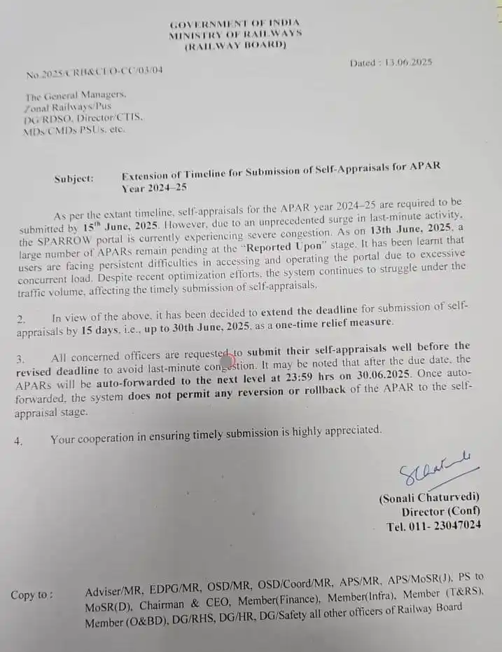 Image from NWREU:हर पल हर कदम आपके साथ: Extension of timeline of APAR...