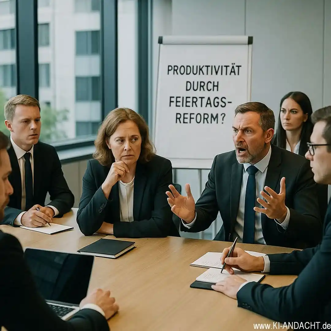 Image from KI-Andacht: 📆 Feiertage einfach streichen? 🤔 Ein Wirtschaftsverband fordert gena...