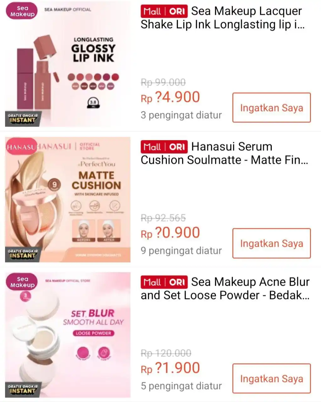 Image from Racun Shopee Receh: Flash Sale Termurah ⚡ ⏰18:00 WIB 💰 Rp 19.900 Octarine - Scandalusy...