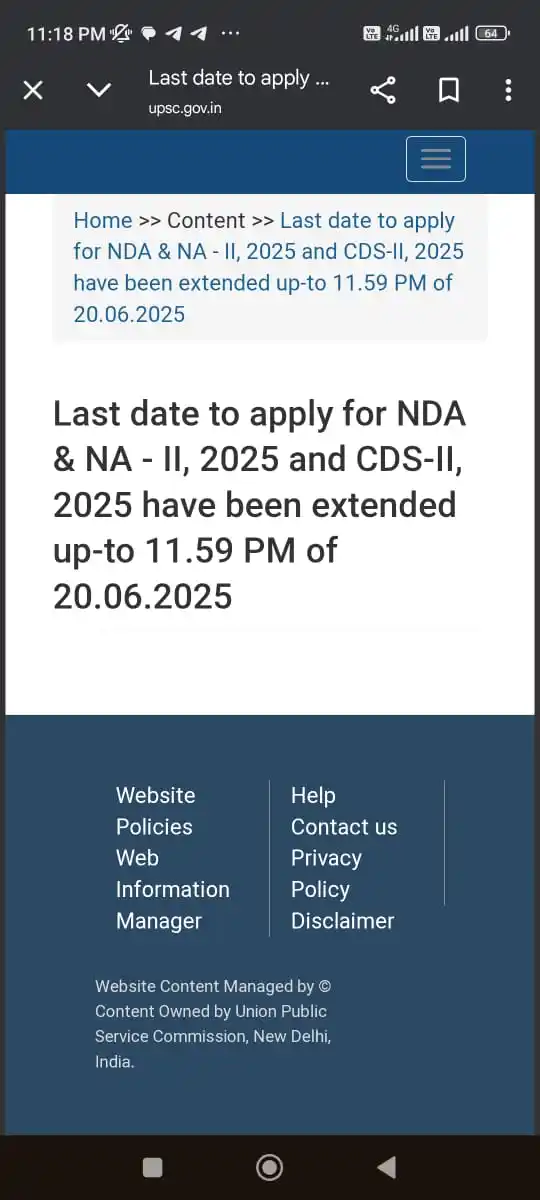 Image from CDS VIKRANT/Abhyas BATCH ✅: Future officers.. Date Extended Jinko form fillup me dikkat aa rahi ...