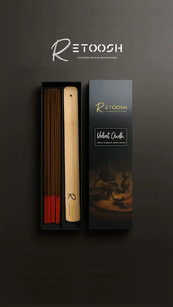 Image from Retoosh Perfumes: 🖤 جديد رتوش – Velvet Oudh بوكس فاخر يحتوي على أعواد بخور هندية كمبودي...