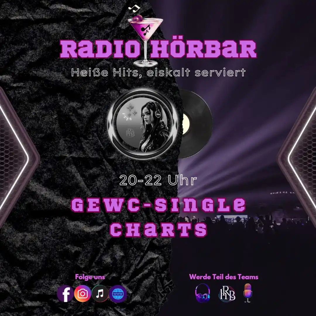 Image from 🎶🍹Radio-hörBar 🍹🎶: 🎧 GEWC – Top 15 Singles | Montag 20–22 Uhr Janni präsentiert die akt...
