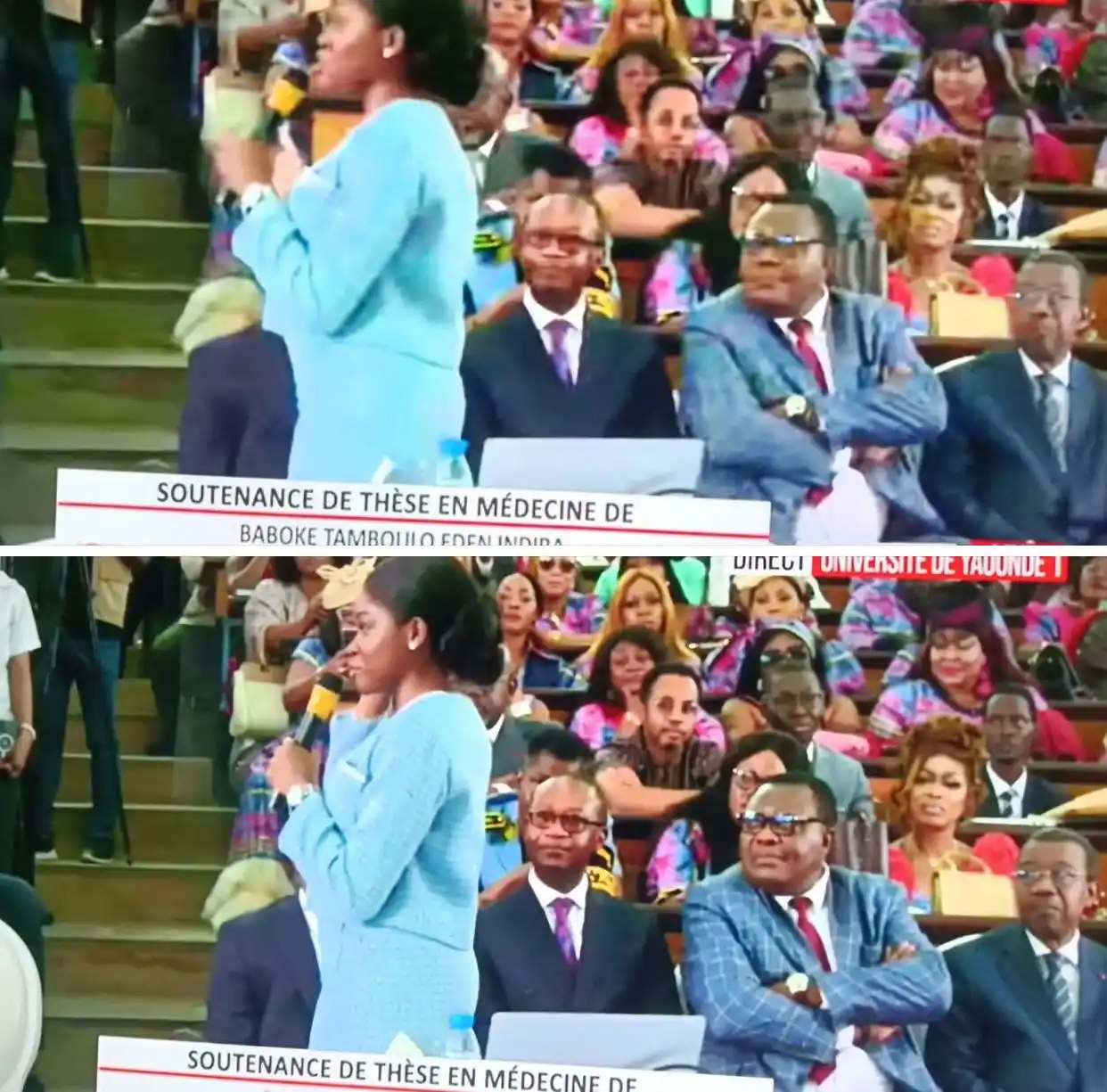 Image from Mimi Mefo Info (MMI) : Gospel artist Indira Baboke, daughter of Minister Oswald Baboke, is de...