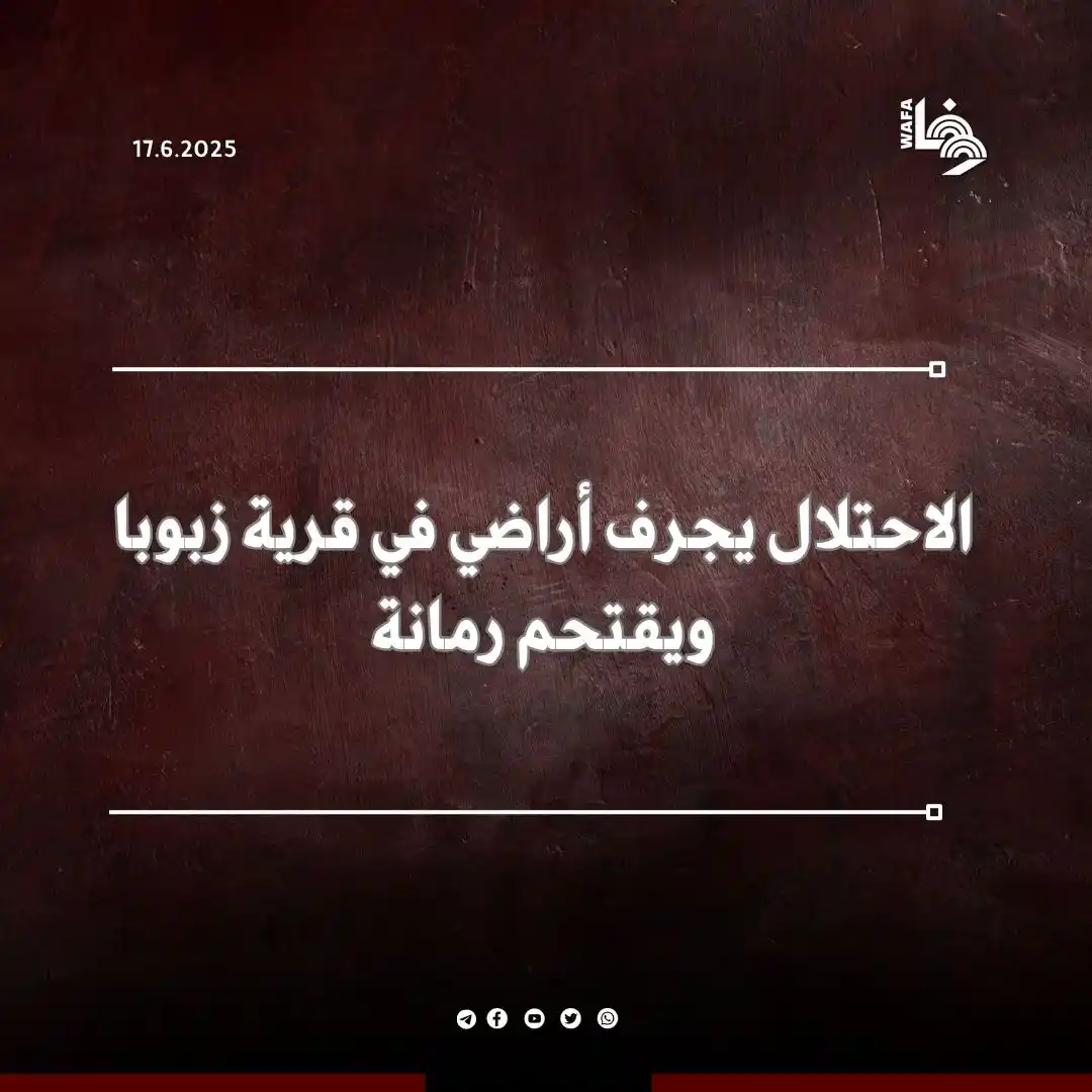 Image from وكالة وفا: جرافات الاحتلال بدأت بشق شارع وتجريف أشجار زيتون في المنطقة المحاطة بج...