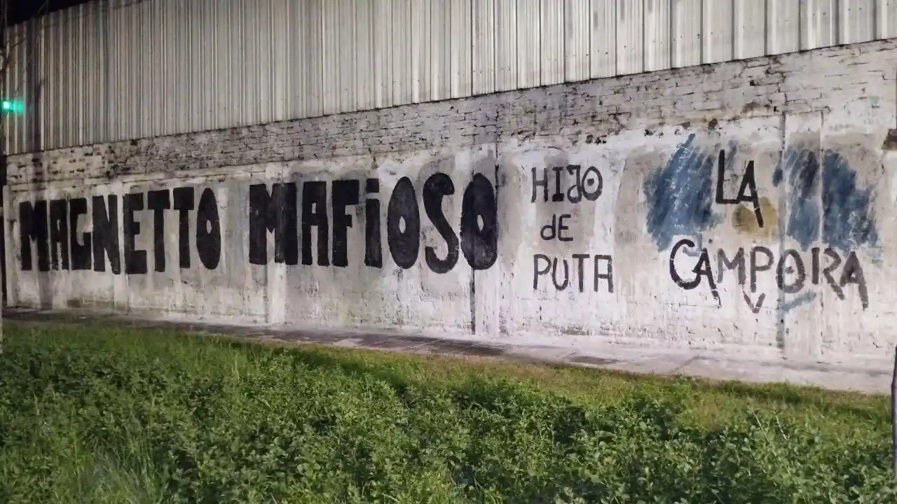 Image from La Cámpora: Héctor Magnetto: mafioso, corrupto y cagón....