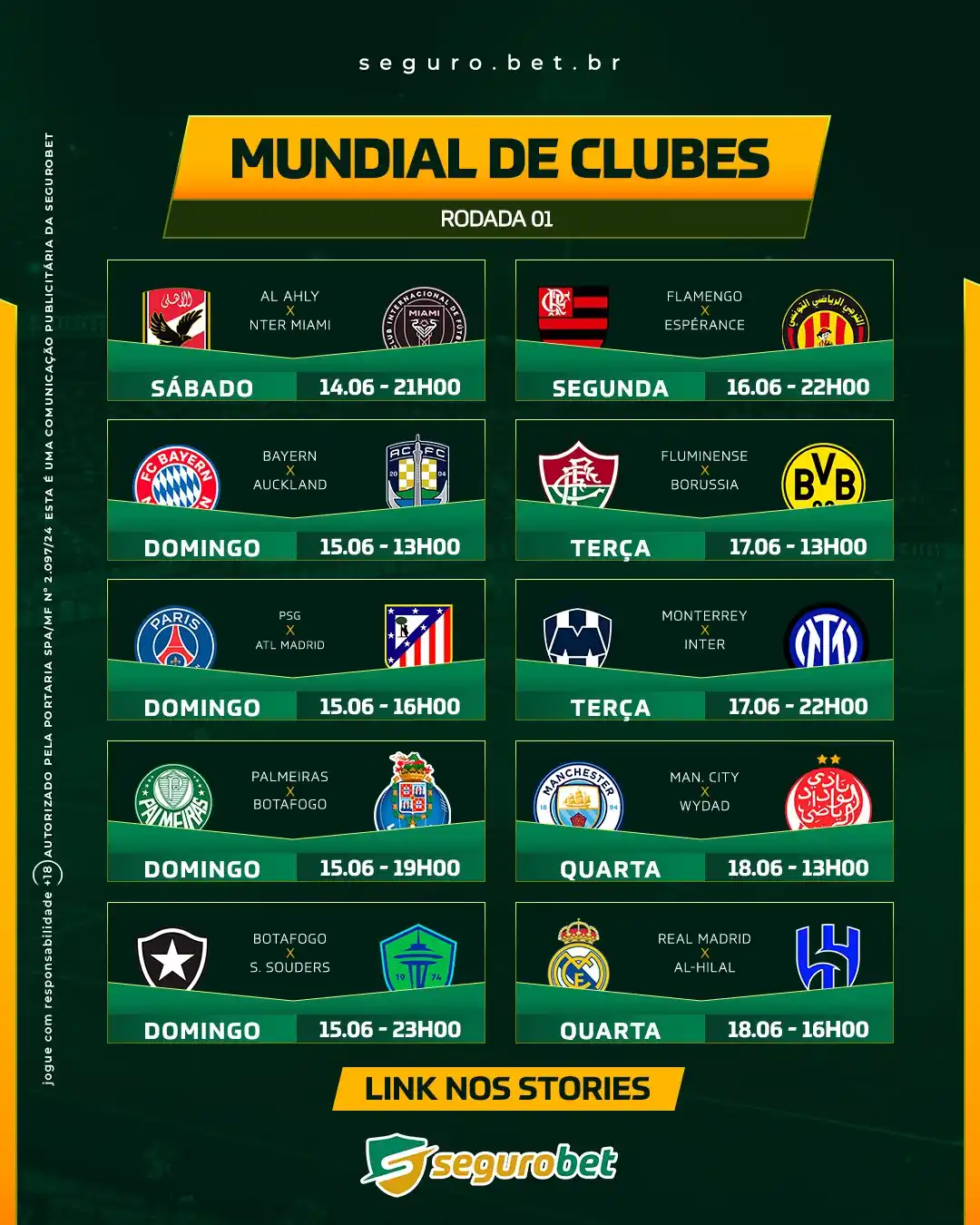 Image from Lance! Santos: 🌍 HOJE COMEÇA O MUNDIAL! ⚽🔥 A bola vai rolar com Al-Ahly x Inter Mi...