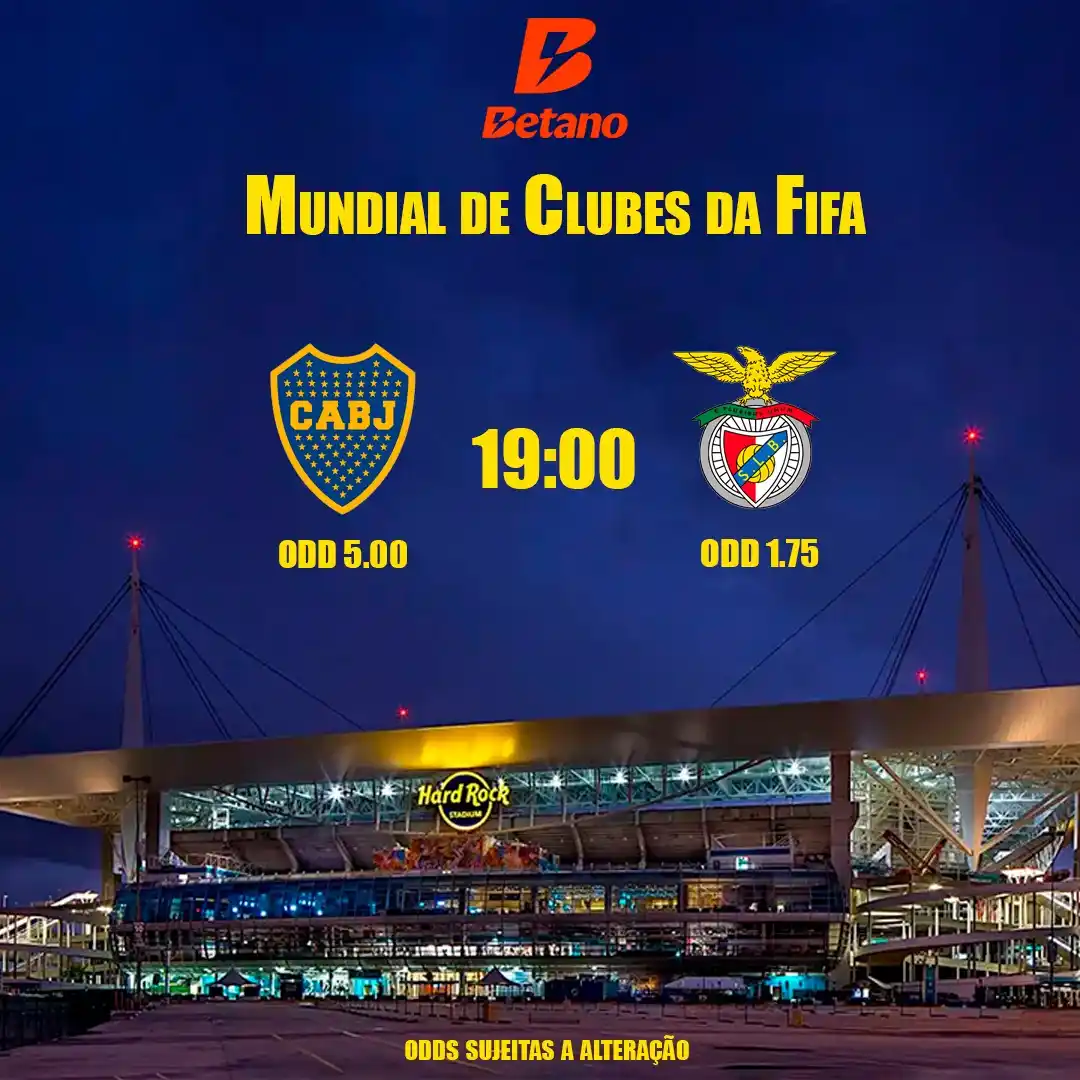 Image from FUTEBOL BR | VITÓRIA: HOJE É DIA DE JOGÃO NO MUNDIAL! Boca Juniors x Benfica FAÇA SUAS APO...