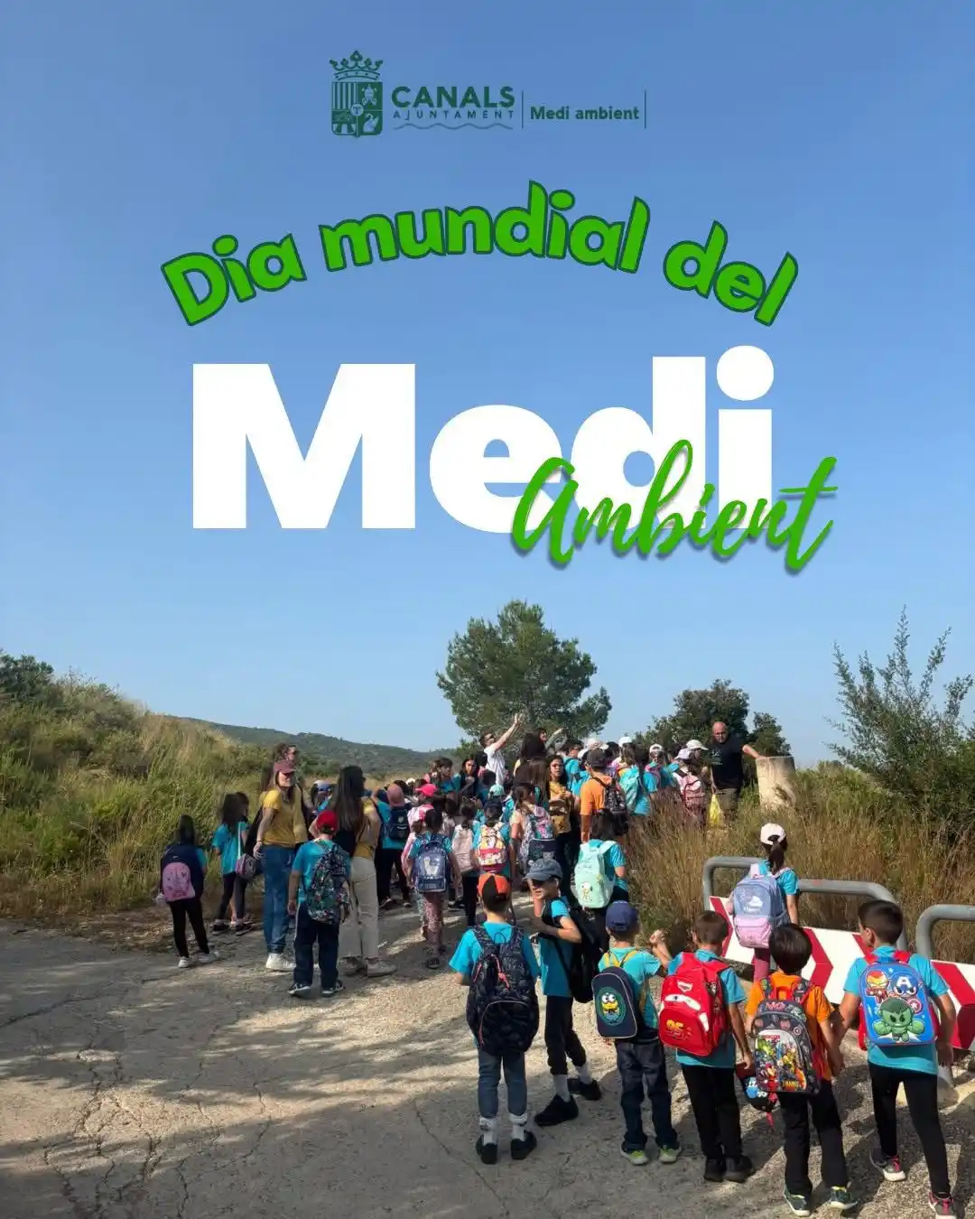 Image from Ajuntament de Canals: 🌎 Hui celebrem el Dia Mundial del Medi Ambient! 🏞 Per a commemorar-...