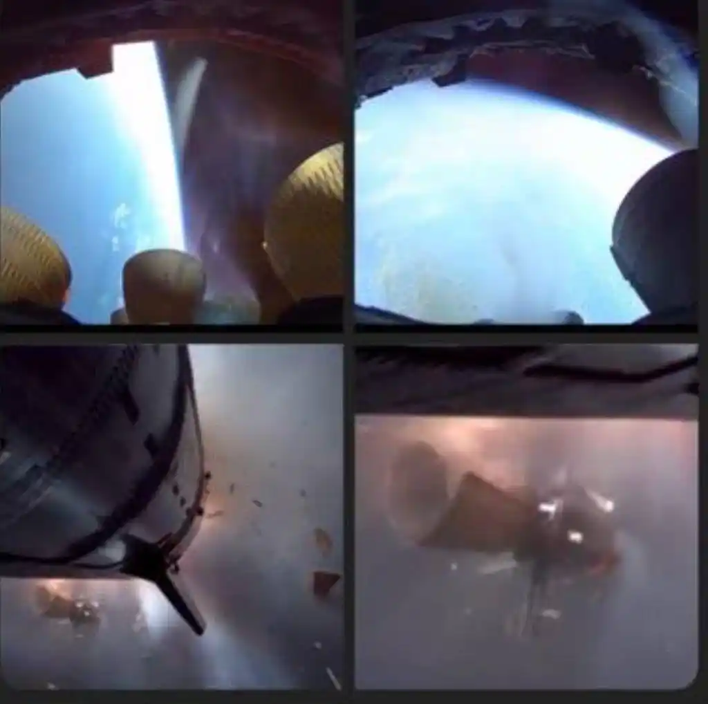 Image from 🛰️Ciencias espaciales 🚀🛰️: Imágenes del fallo y posterior explosión del octavo vuelo de la Starsh...