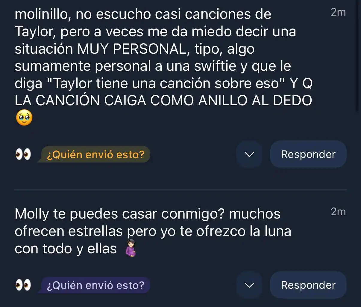 Image from moli actus : JAJAJAJJA puede ser que si tenga una canción acepto...