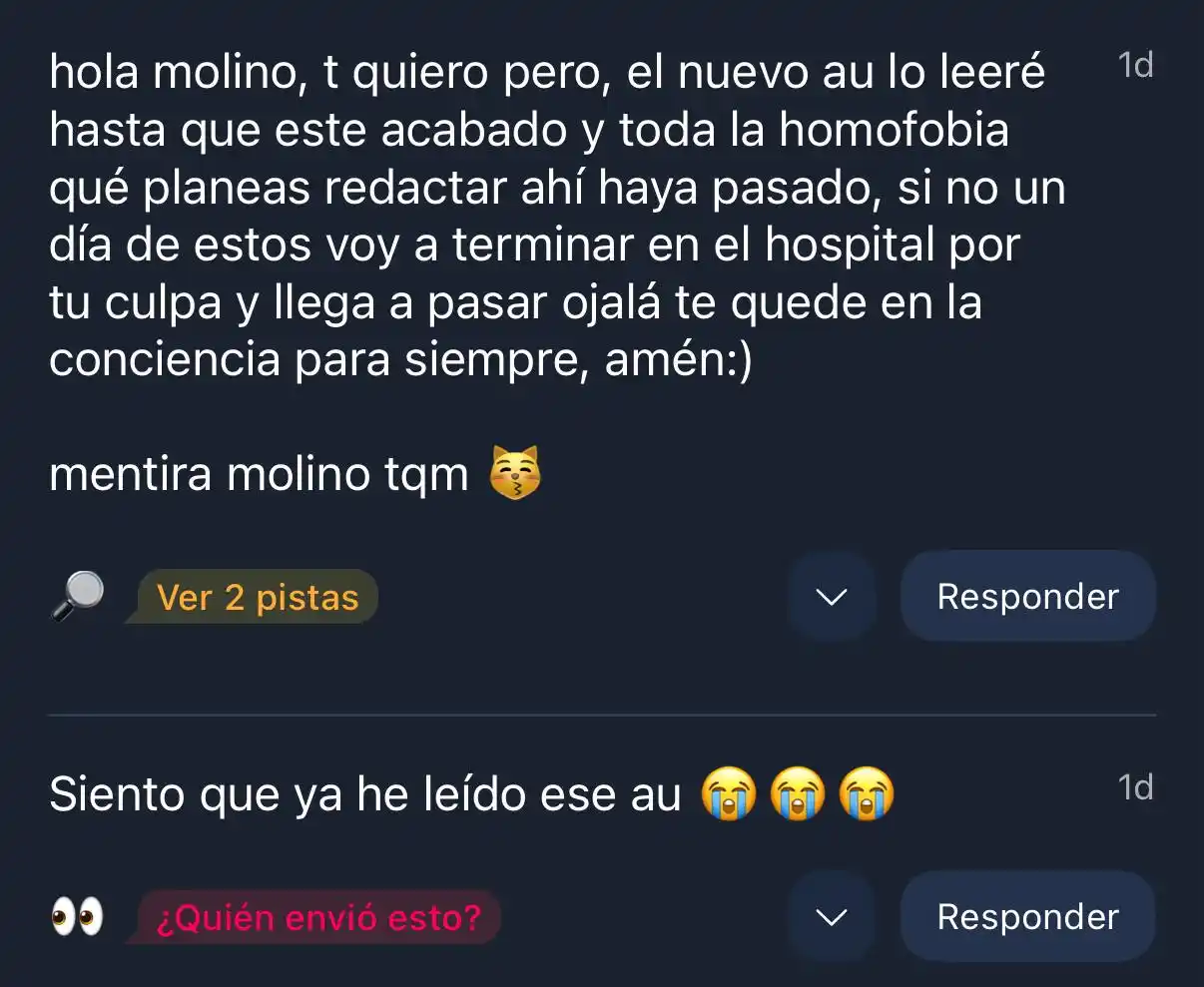 Image from moli actus : JAJAJJSJS está bien ntp, igual creo que lo voy a terminar rápido, va a...