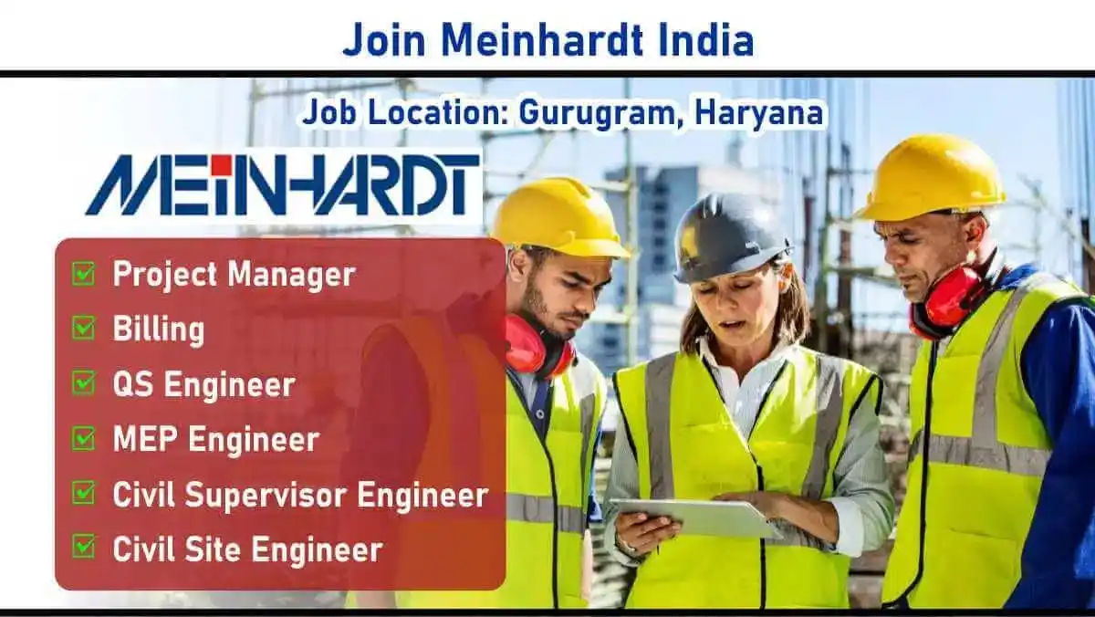 Image from Construction Placement: 📢📢 *Join Meinhardt India: Hiring for Township Development Project | ...