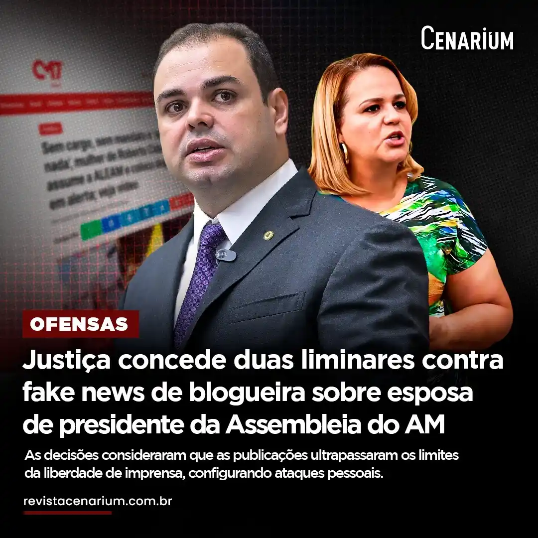 Image from CENARIUM: 🚨 *Justiça concede duas liminares contra fake news de blogueira sobre...