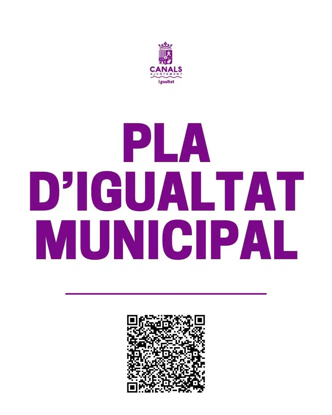 Image from Ajuntament de Canals: 🟣 L’Ajuntament de Canals aprova el 𝐈 𝐏𝐥𝐚 𝐝’𝐈𝐠𝐮𝐚𝐥𝐭𝐚𝐭 𝐌𝐮...