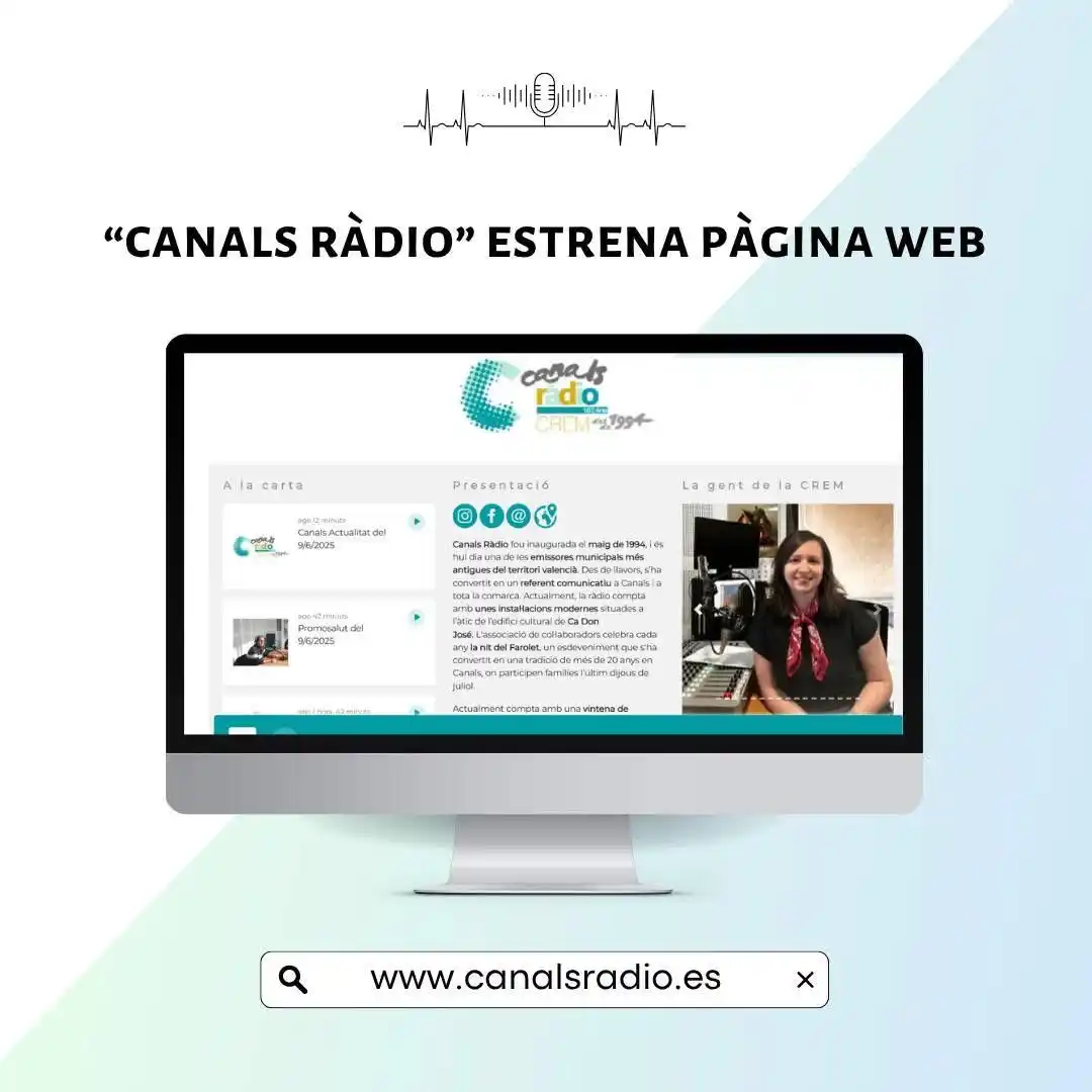 Image from Ajuntament de Canals: 🎙️ L’Emissora Municipal @canalsradiofm celebra el seu 31 aniversari ...