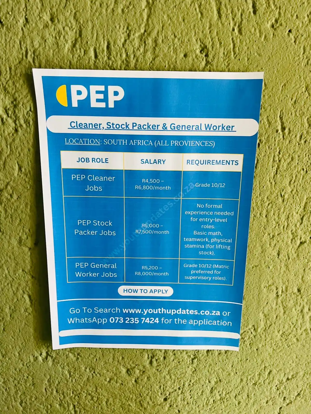 Daily Updates Jobs Learnerships and Other Careers🔌💯 post