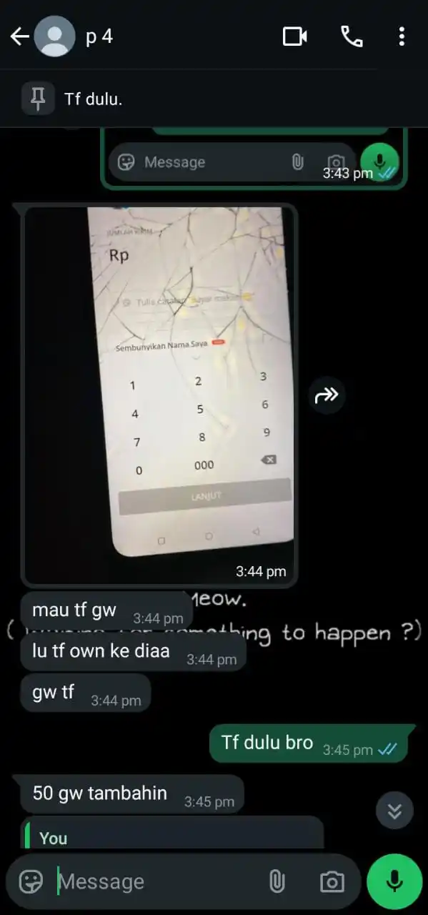 Image from KAM FC 25 🎓: Maka 2 nomor anj retakan hp-nya aja sama...