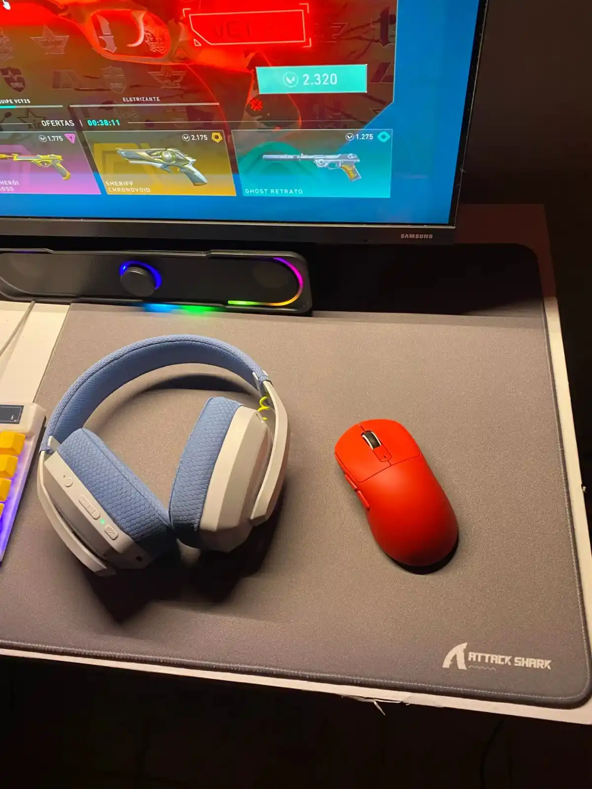 Image from GPCR Promo - Hardware e Tecnologia: 🔥Mousepad Attack Shark eSport 450x400x4mm  - Frete Grátis  💲R$52,70 ...