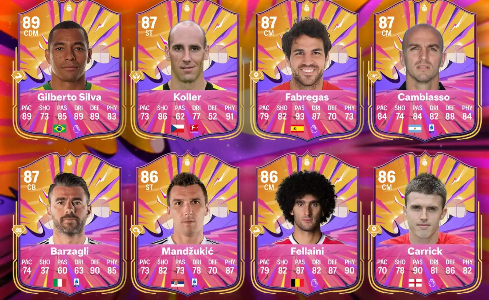 Image from KAM FC 25 🎓: 🚨 New heroes FC26 🇧🇷 Gilberto Silva 🇧🇪 Fellaini 🇪🇸 Fàbregas 🇦...