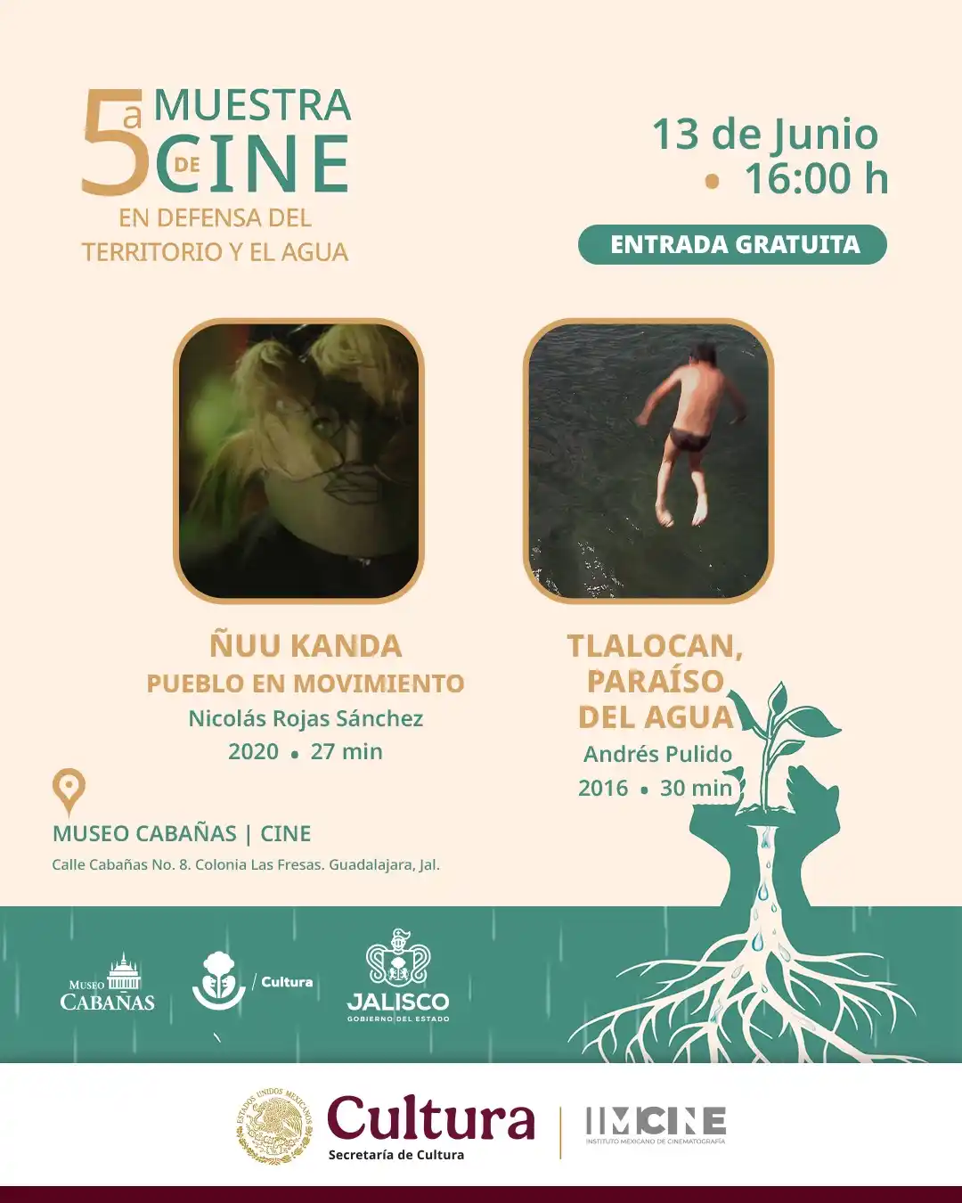 Image from CINE CABAÑAS: 📽 “Ñuu kanda” del director Nicolás Rojas Sánchez y “Tlalocan” del dir...