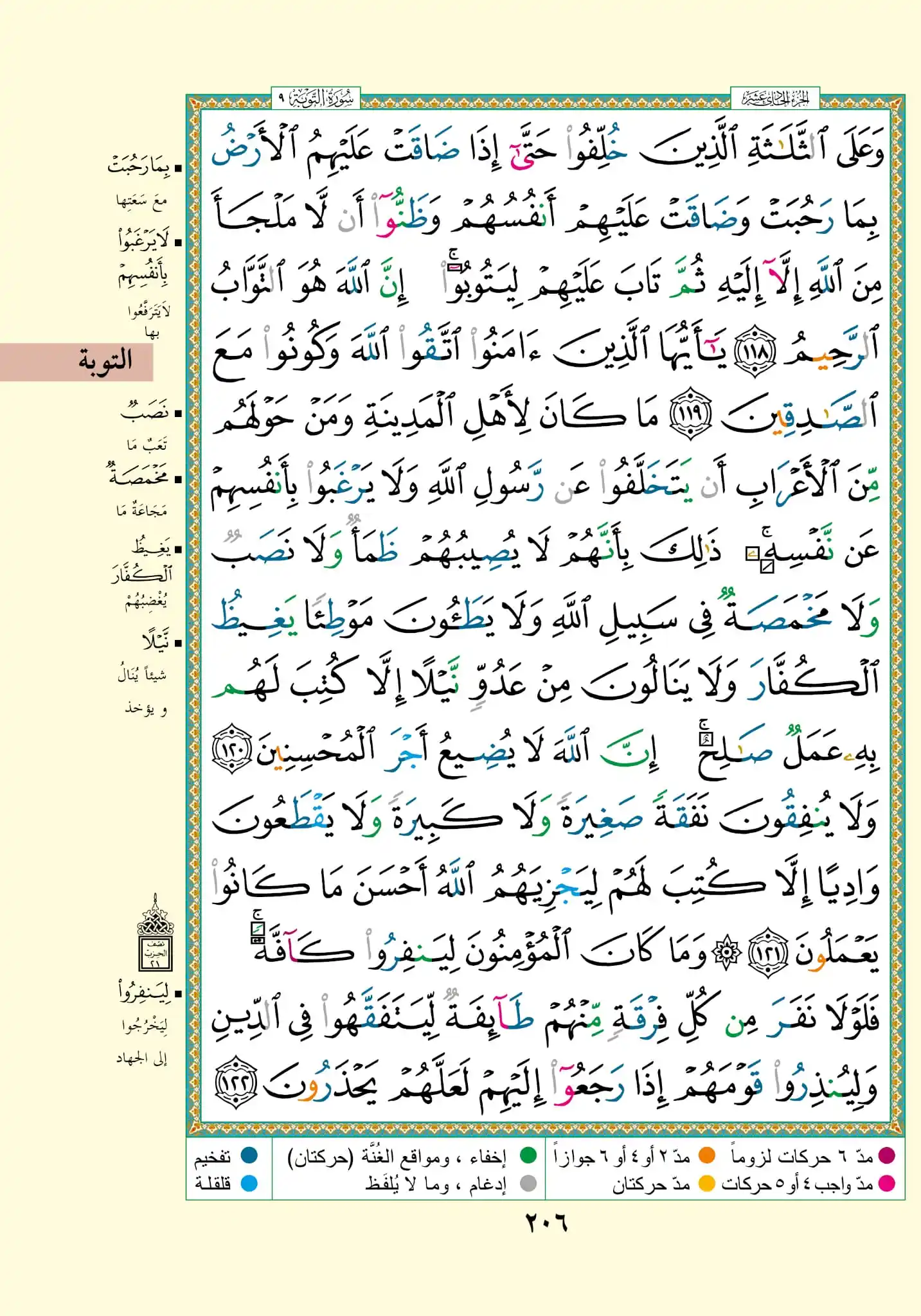 Image from آية وحديث: { وَعَلَى الثَّلَاثَةِ الَّذِينَ خُلِّفُوا حَتَّى إِذَا ضَاقَتْ عَلَيْ...