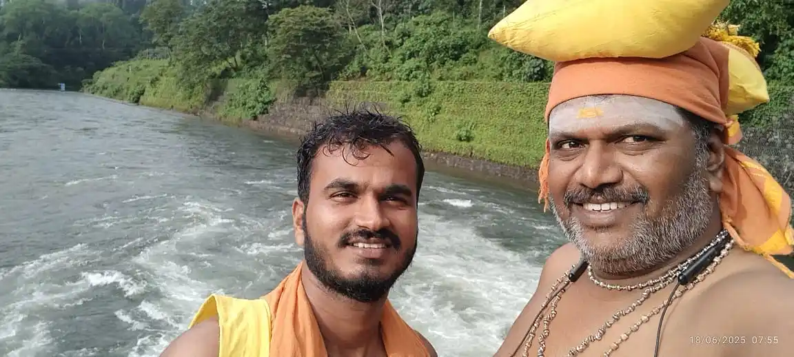 Image from 𝐒𝐚𝐛𝐚𝐫𝐢𝐦𝐚𝐥𝐚 𝐔𝐩𝐭𝐨𝐝𝐚𝐭𝐞: Pampa - Bathing Restrictions still continuing  📸U RAJESH sabarimalaup...
