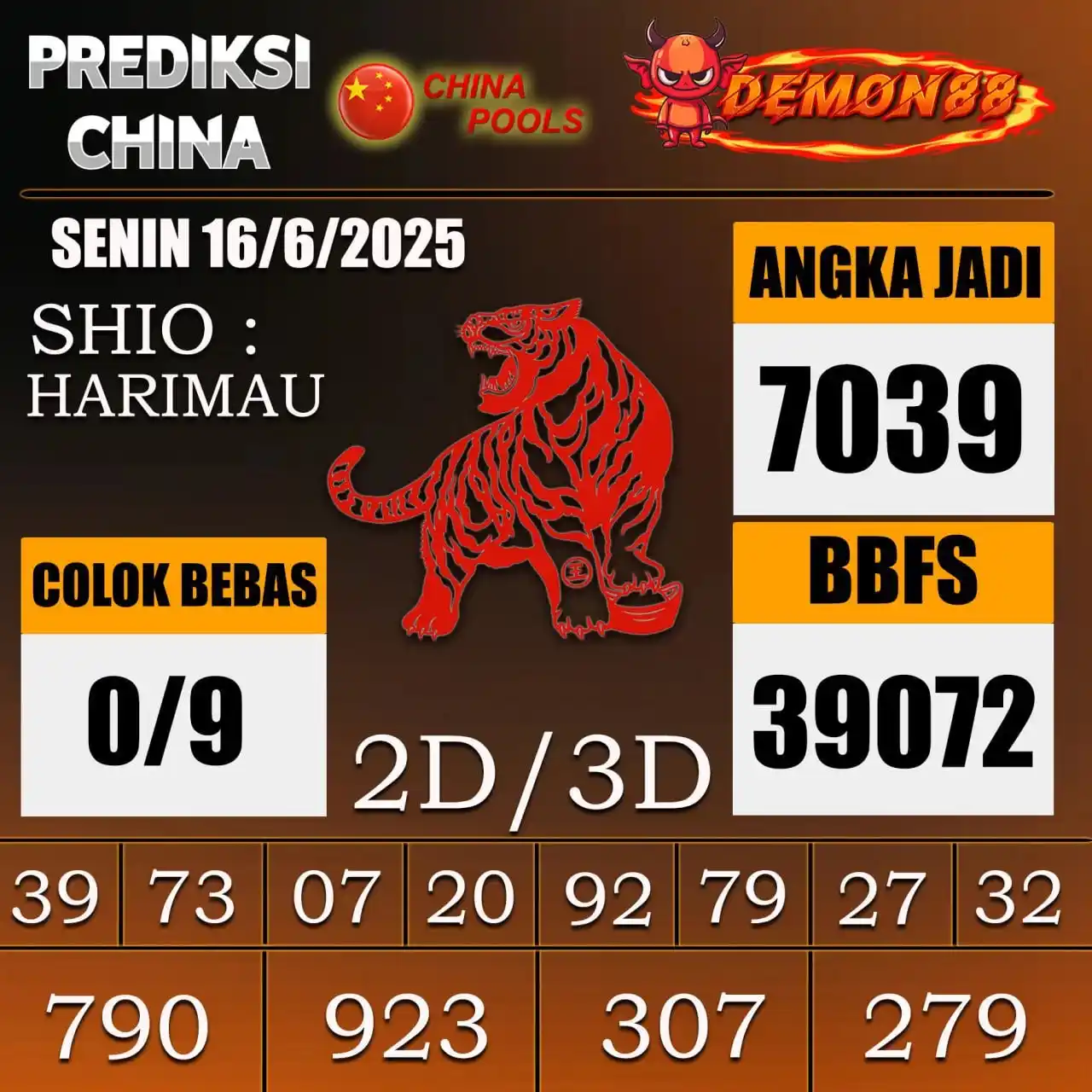 Image from PREDIKSI TOGEL ONLINE 4D DEMON88 Situs TOTO Togel 4D Online Terbaik Bandar Togel Online Terpercaya: PREDIKSI TOGEL CHINA 🇨🇳🇨🇳🇨🇳🇨🇳🇨🇳🇨🇳 16 June 2025 BBFS : 390...