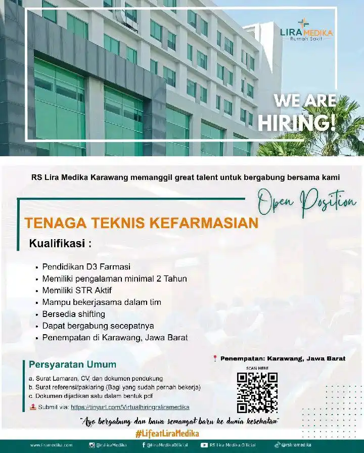 LOWONGAN PEKERJAAN JABODETABEK - KARAWANG post