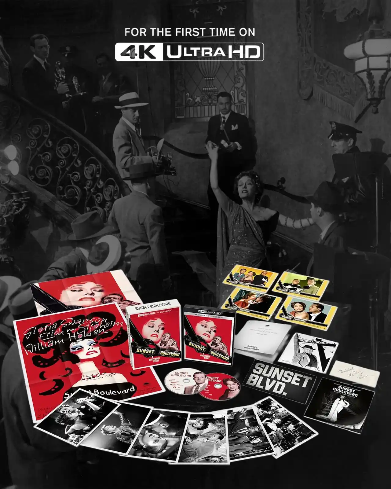 Image from Bluraymania: Сансет бульвар (1950) (4K UHD + Blu-ray) 75th Anniversary Collector's ...