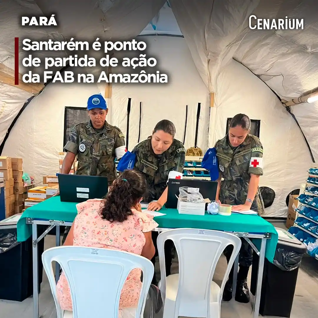 Image from CENARIUM: ➡️ *Santarém é ponto de partida de ação da FAB na Amazônia* A operaçã...