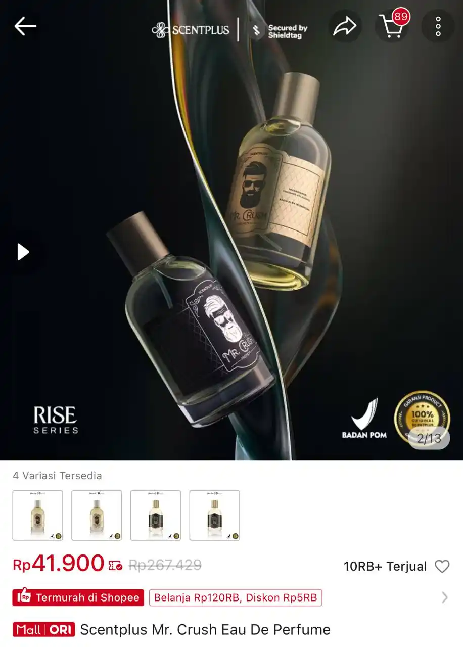 Image from Racun Shopee Receh: Scentplus Mr. Crush Eau De Perfume https://s.shopee.co.id/8Kdq6LteOu?s...